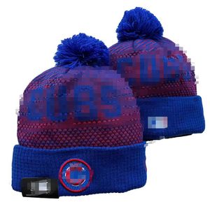 CHICAGO Beanie CUBS Bonnets Équipe de Baseball Nord-Américaine Patch Latéral Hiver Laine Sport Tricot Chapeau Casquettes de Crâne a1