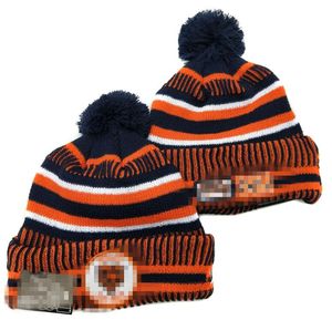 Chicago''Bears''Beanies Bobble Hats Baseball Ball Caps 2023-24 Fashion Designer Bucket Hat Chunky Knit Faux Pom Beanie Christmas hat Sport Knit Hats A1