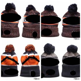 Chicago''bears''bobble Hats Casquettes de baseball 2023-24 Chapeau de seau de créateur de mode Chunky Knit Faux Pom Beanie'' Chapeau de Noël