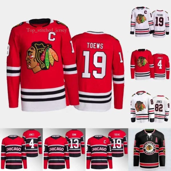 Chicago''blackhawks''jonathan Toews Jersey Lafferty Caleb Jones Stalock Max Domi Johnson Andreas Athanasiou Jujhar Khaira Connor Murphy Hock 8981