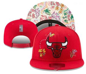 Chicago''Bulls''Ball Caps 2023-24 unisex mode katoen baseball cap snapback hoed mannen vrouwen zonnehoed borduren lente zomer cap groothandel a1