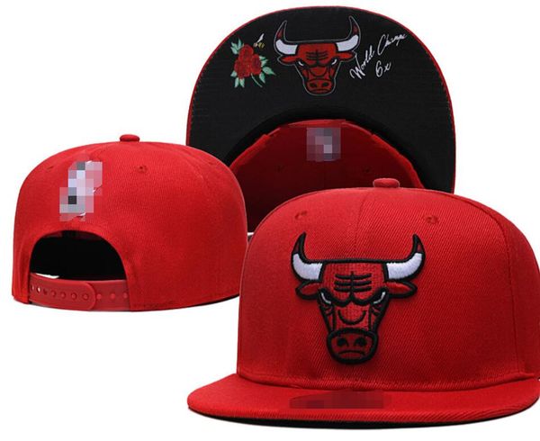 Chicago''Bulls''ball Caps 2023-24 Unisexe Mode Coton Casquette de Baseball Snapback Hommes Femmes Chapeau de Soleil Broderie Printemps Été''''cap a4