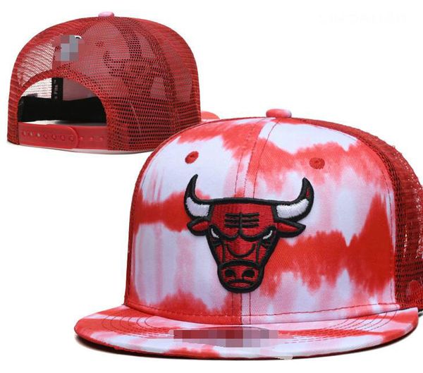 Chicago''Bulls''' Ball Caps 2023-24 Unisexe Fashion Cotton Baseball Snapback Men Femmes Sun Sun Embroidery Spring Summer Cap grosse A41