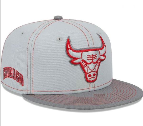 Chicago''Bulls''Ball Caps Casquette 2023-24 unisexe mode coton casquette de baseball chapeau snapback hommes femmes chapeau de soleil broderie printemps casquette d'été en gros A17