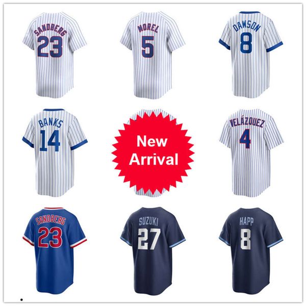 Jerseys de béisbol de los Cachorros de Chicago 41 Garrett Cooper 1 Nick Madrigal 20 millas Mastrobuoni 24 Cody Bellinger 8 Ian Happ 40 Mike Tauchman