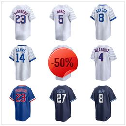 Chicago Custom Cubs Baseball Jerseys Yency Almonte 73 Adbert Alzolay 72 Javier Assad 32 Ben Brown 74 Jose Cuas 28 Kyle Hendricks Shota Imanaga