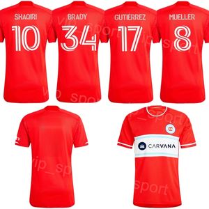 Chicago Soccer Fire 2024-25 Voetbal 22 Mauricio Pineda Jersey Mans 7 Maren Haile-Selassie 17 Brian Gutierrez 23 Kellyn Acosta 21 Fabian Herbers Voetbalshirttenues