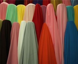 Tissu en mousseline de soie pour robe de bal modeste, bon marché, coloré, nouvel arrivage, Sexy, en Stock, à la mode, pour mariage, 5465265