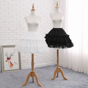 Chiffon Kant Petticoat Onderrok Korte Dames Zwarte Petticoat Bruiloft Accessoires