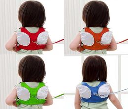 Sangle anti-perte pour enfant Harnais de marche pour bébé Ceinture Angel Design Sangle de sécurité pour bébé Sangle d'épaule de sécurité anti-perte pour enfants en bas âge 4 styl2472103