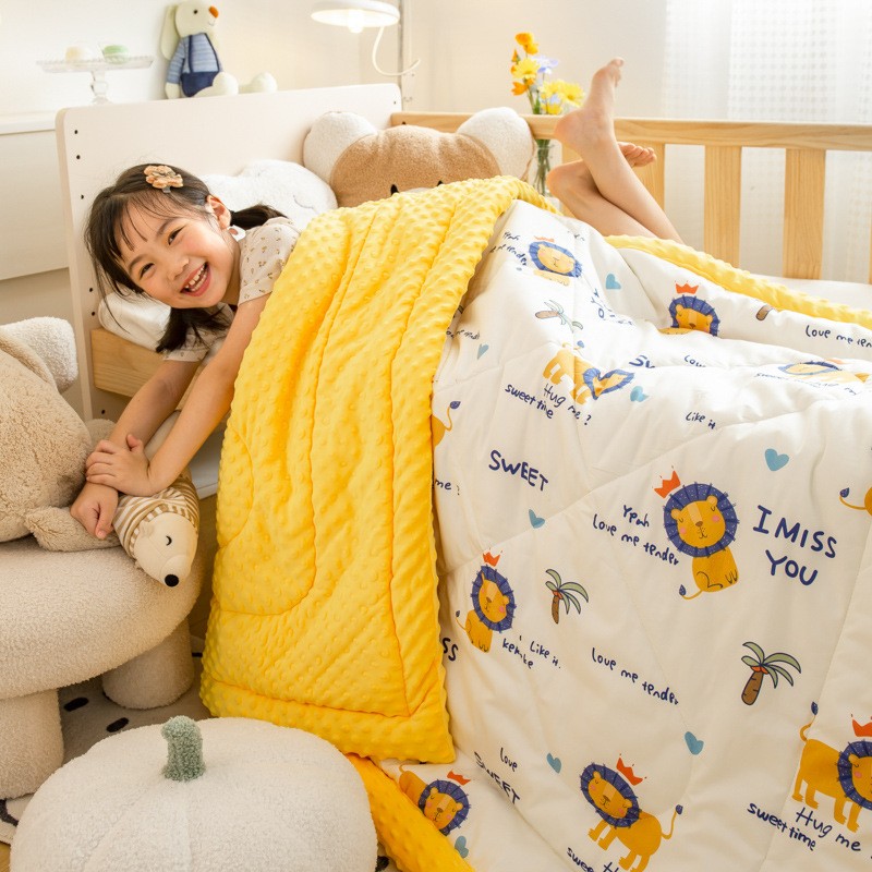 Barnhöst vinter varm sängkläder täcke sammet drottning täcke täcke set nyfödd termisk täcke mjukt täcke fyllmedel inre för barn