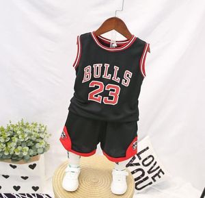 Enfant garçon vêtements d'été enfants uniforme de basket-ball bébé garçons survêtement 2 pièces ensemble enfants garçons vêtements de sport ensemble gilet pantalon court 7839701