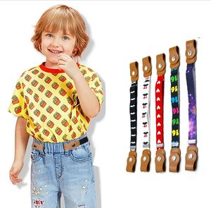 Child Buckle-Free Elastic Belt No Buckle Stretch Belt for Kids Toddlers Adjustable Boys and Girls Belts