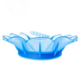 Kinderopvang siliconen shampoo cap voor baby's ouder dan 9 maanden oud baby shower dop luchtkussen waterdicht schattige shampoo cap 240412