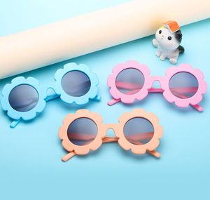 Gafas de sol bonitas para niños, gafas de sol personalizadas al por mayor con girasoles para niños, gafas de sol para bebés y niños, buena venta al por mayor de fábrica