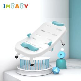 Chaise de shampooing pliable enfant chaise de pont de jouet plage pour bébé lavage mignon de shampooing inclinable enfant en bas âge sans glissement confortable chaise