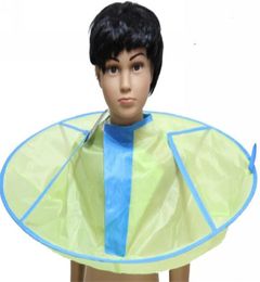 Enfant enfant coupe de cheveux Cape robe coiffeur bavoir barbier Cape Salon de coiffure imperméable pliable sera expédié dès que possible 3251048