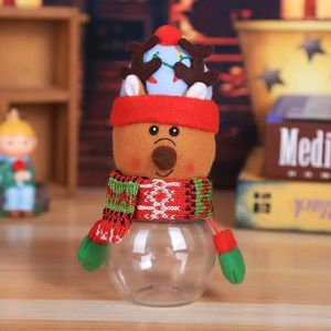 Enfant Enfants Sacs cadeaux de Noël Wrap Candy Jar Bouteille de stockage Santa Sweet Sac de Noël et boîtes Nouvel An RRA591