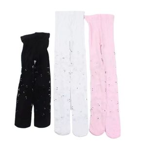 Lettre d'enfant Pantyhose Velvet Print Leggings Girl Dance Stockings Cold