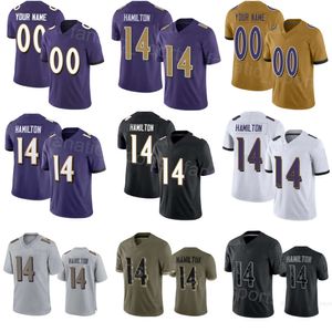 Enfant Man Football 14 Kyle Hamilton Jersey Kids 21 Brandon Stephens 26 Geno Stone 92 Justin Madubuike 34 Keaton Mitchell 15 Nelson Agholor Salute to Service