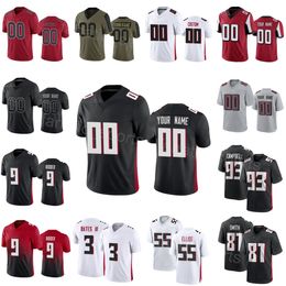 Child Man Football 81 Jonnu Smith Jerseys Kids 3 Jessie Bates III 55 Kaden Elliss 53 Nate Landman 93 Calais Campbell 90 David Onyemata 9 Desmond Ridder Uniforme