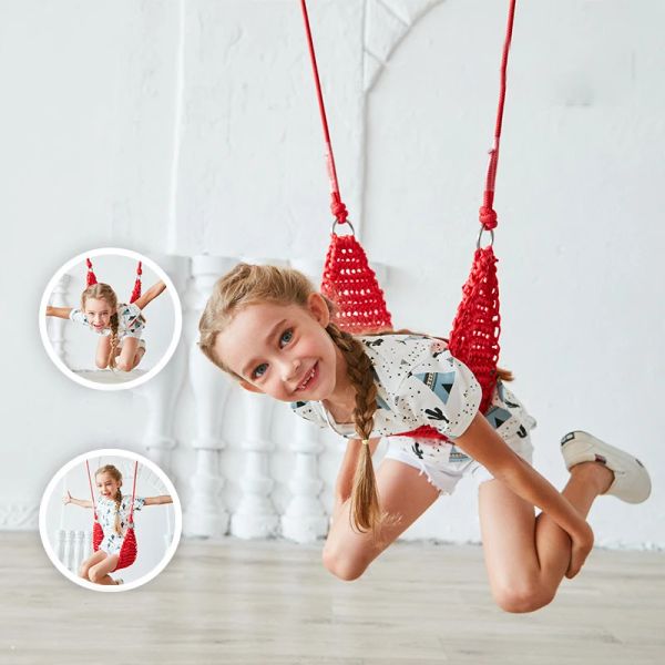Chaise swing en maillage polyester enfant