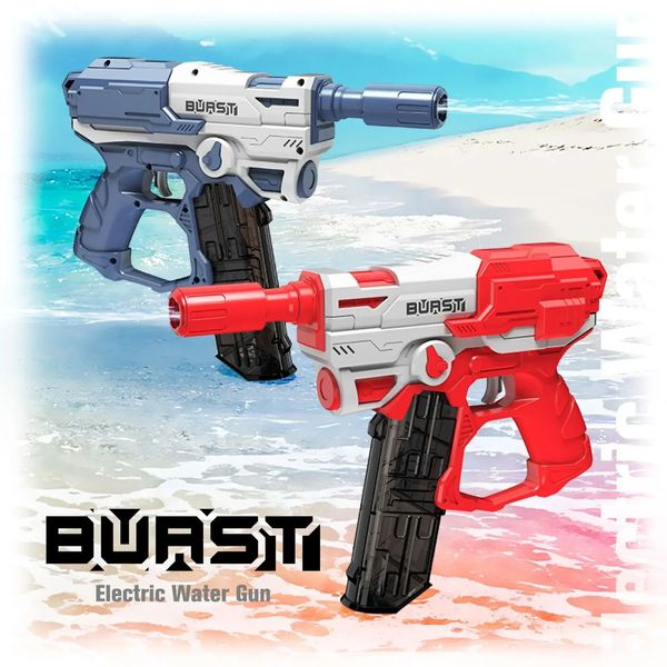 Pistola de pistola de agua infantil juguete verano piscina playa piscina al aire libre pistolas automáticas lanzador eléctrico Juegos de tiro Regalo para niños 240420