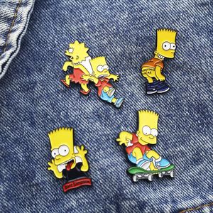 Enfance Funny Family Membres ENAMEL PIN MIGNE ANIME FILMES ANIM