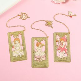 Enfance Sexy Girl Princess Film Film Film Film Film Péripheral Bookmarks Metal Hollowed Out Craft Bookmarks Stationnery and Gifts Clip
