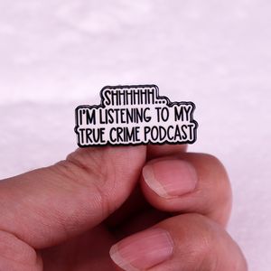 Halloween Scary Citaat Enamel Pin Childhood Game Film Film Quotes Broche Badge Cute Anime Movies Games Hard Emaille Pins