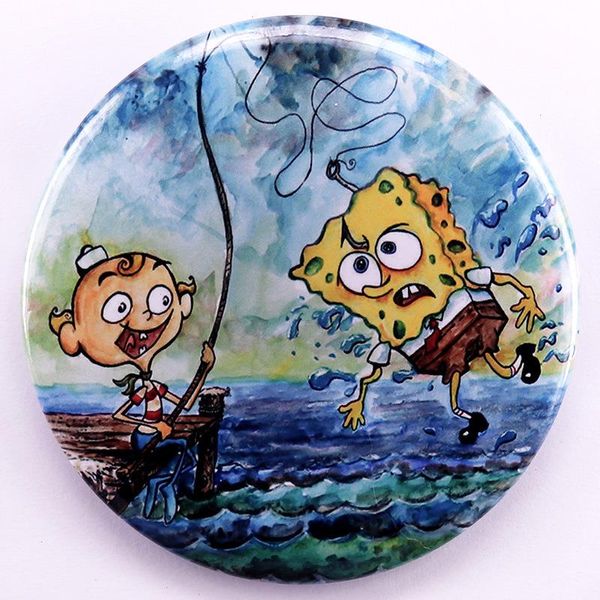 Enfance jaune bébé elfe Tinplate broche mignon films d'anime jeux épingles en émail dur collectionne la broche de dessin animé sac à dos sac de sac à dos badges revers