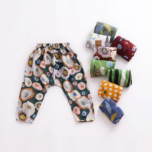 Kinderbroek 2018 Zomer Peuter Kleding Baby Jongens Meisjes Broek Zachte Katoen Dunne Kinderen Losse Harem Broek Anti-Mosquito Broek 9 Kleuren