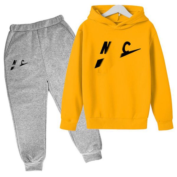 Ensemble de vêtements de jogging en coton pour enfants de 2 à 8 ans, ensemble de vêtements de course en plein air pour garçons et filles, vêtements de sport à capuche pour enfants, sweat-shirt de baseball, pantalon