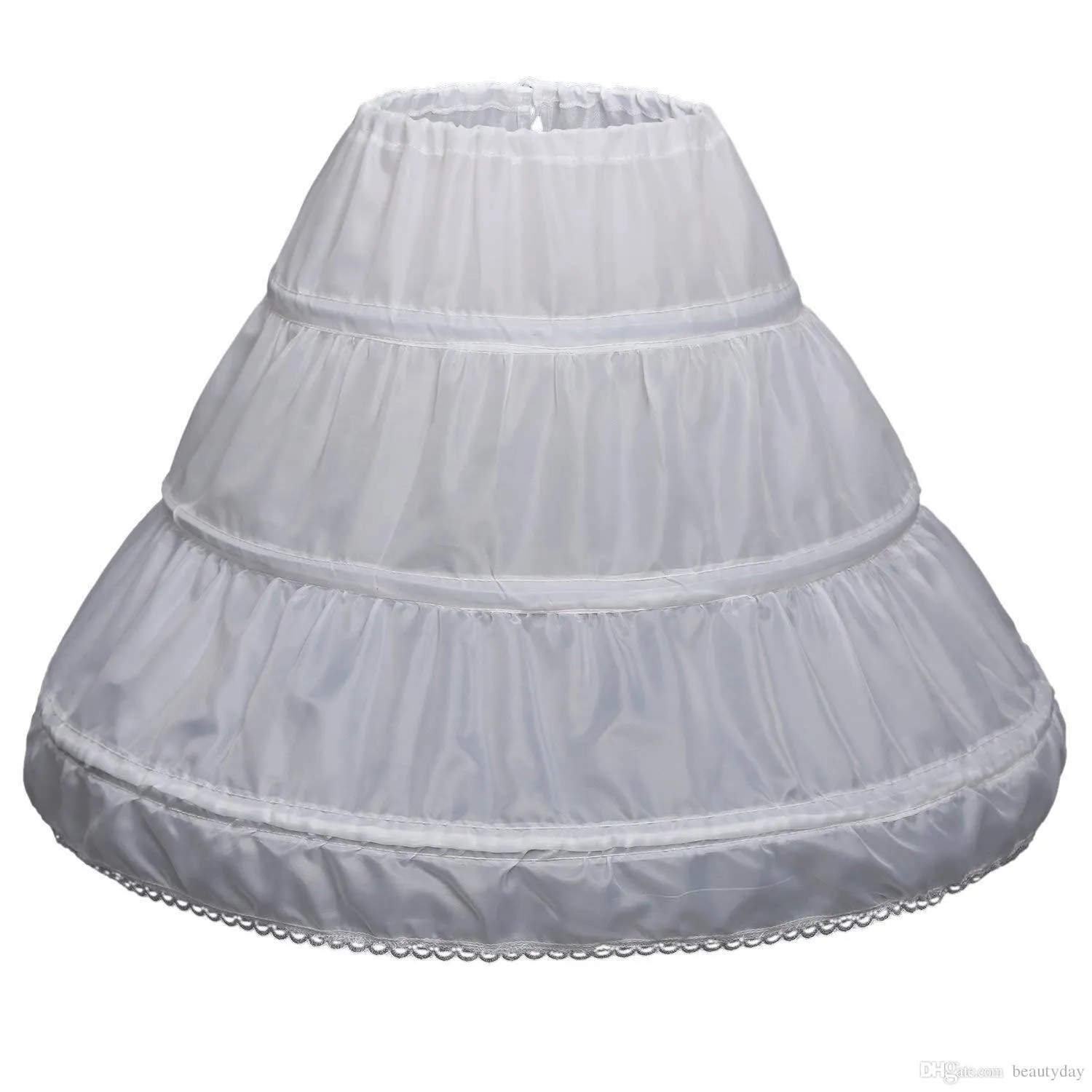Jupon Crinoline Sans Cerceau 3 Couches - Pour Robe De Mariée, Soirée - Taille Élastique XXS à XL