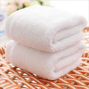 Enfants 30*30 cm blanc 100% coton serviettes de bain serviette de visage hôtel SPA Salon voiture serviette de haute qualité