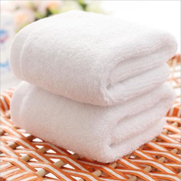 Enfants 30*30 cm blanc 100% coton serviettes de bain serviette de visage hôtel SPA Salon voiture serviette de haute qualité