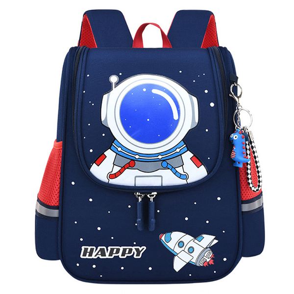 Mochila escolar de dibujos animados en 3D para niños, mochila con estampado de astronauta para niños, mochila impermeable ligera para estudiantes, mochila para estudiantes 220212