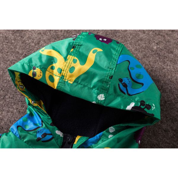 Niños Autumn Winter Outerwear Ropa Dinosaurio Dinosaurio Papelé de lluvia Capas