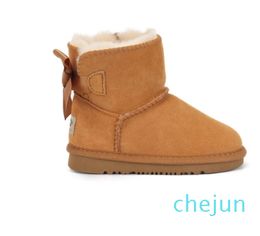 Enfants bébé bottes garçons bambin filles botte pantoufles femmes hiver chaud enfants chaussures chaudes australie australien daim botte de neige