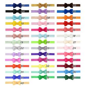 Enfants bébé nœud papillon bandeau Multioclor mignon enfants élastique bandeau pour cadeau fête prix de gros