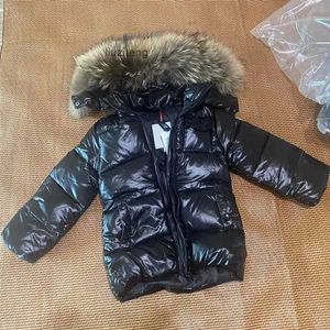 Enfants Baby Designer Clothes Fashion Down Coat Mends Girls Boys Winter Veste chaude Couche longue à manches longues avec Racecoon Fur Outwear Vêtements de haute qualité 18xqnn1wx