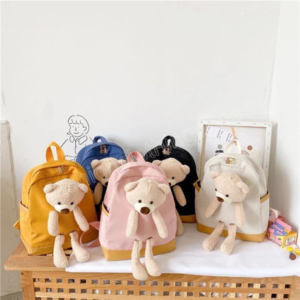 Enfants sacs mignon ours sac à dos garçons filles enfants école cartables petits cartables cadeau