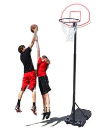 Support de basket-ball pour enfants, panneau de basket-ball Portable, hauteur réglable avec ensemble de gonfleurs, Sports d'intérieur pour garçons, article 4769285