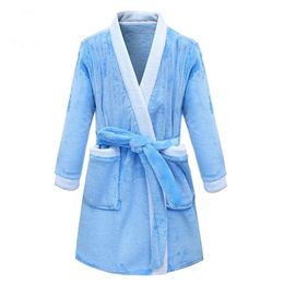 Enfants Peignoirs pour Garçons Vêtements de Nuit Flanelle Bébé Peignoirs Pyjamas pour Filles Vêtements Ados Pijamas Enfants Vêtements de Nuit Robe Home Wear LJ201216