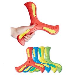 Enfants boomerang doux à trois feuilles croix adultes-kids interactifs jouet extérieur éducation précoce du puzzle de puzzle cadeau 240430