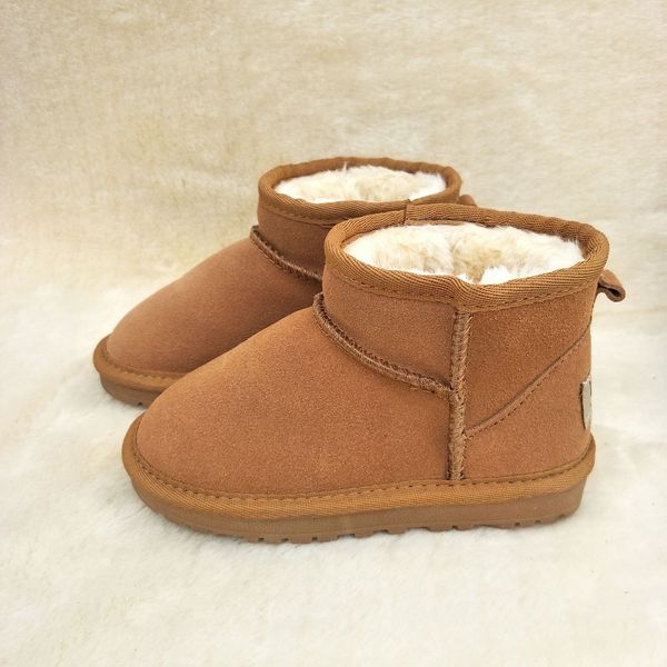 Enfants bottes filles chaussures hiver chaud cheville enfant en bas âge garçons Bot chaussure enfants neige botte enfants en peluche