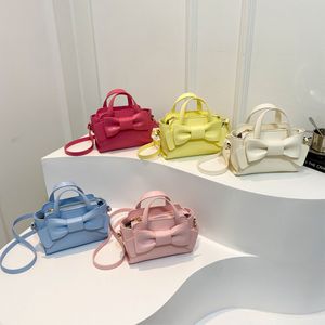 Les enfants incarnent les sacs à main de la mode filles bonbons couleurs pu en cuir messager sac enfants princesse sacle d'épaule célibataire z7646