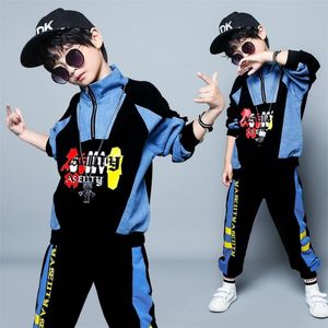 Enfants Garçons Vêtements Ensembles Costumes De Sport Printemps Automne Enfants Survêtements Adolescents Costumes De Danse Hip Hop 6 8 10 12 14 Ans 201127