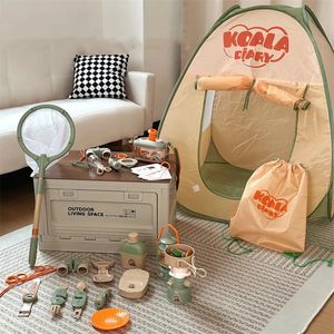 kinderen camping set speelgoed kinderen buiten Explorer tent Insect Box Observer Kit Kids Science Natuur Exploratie Tool Educatief speelgoed 240109