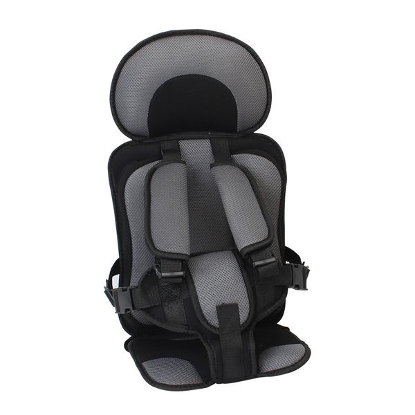 Sillas para niños Cojín Asiento de coche seguro para bebés Versión actualizada portátil Engrosamiento Esponja Niños Arnés de seguridad de 5 puntos Asientos de vehículo1 2286w